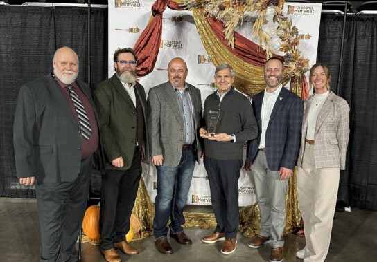 Triumph Foods was recently recognized for its food donation efforts in the St. Joseph, Missouri, region at Second Harvest Community Food Bank’s annual Mayors’ Thanksgiving Dinner.