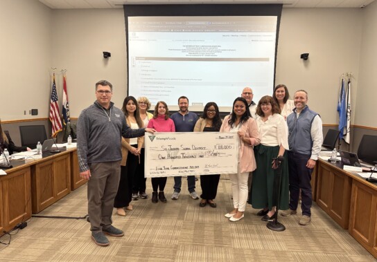 In support of advancing regional English Language Development (ELD) and technical skills, Triumph Foods is donating $25,000 to the St. Joseph School District (SJSD) – its third of four annual donations totaling $100,000.