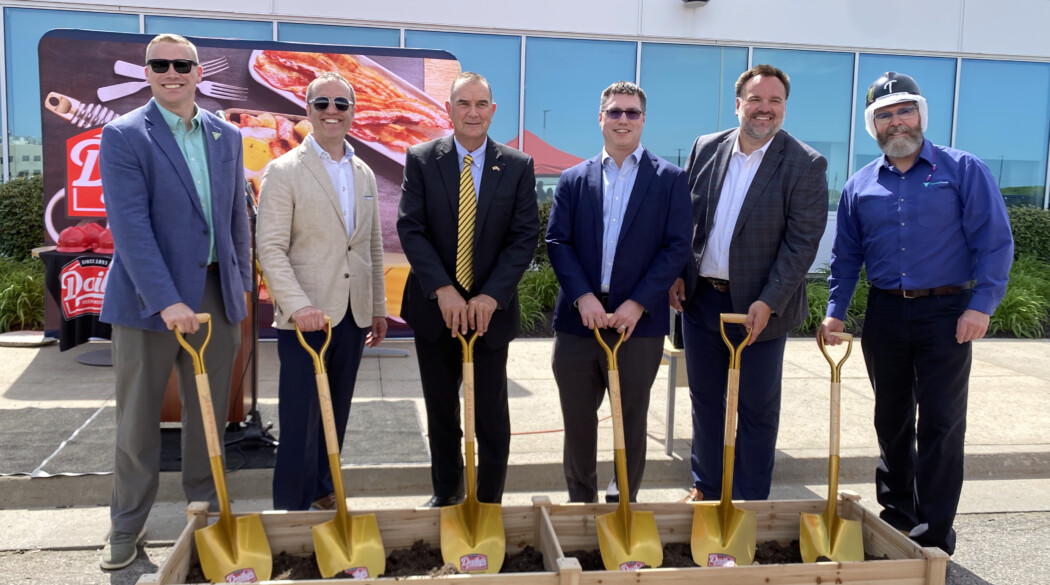 Daily's Premium Meats broke ground today on the expansion of its St. Joseph bacon processing plant that will allow the company to increase its food service and retail premium bacon production.